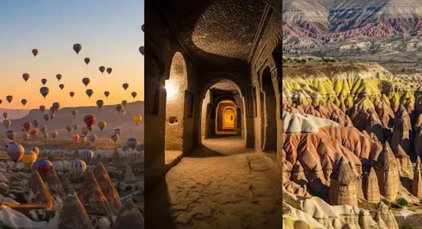 Kapadokya’ya hafta sonu: balon turu ve yer altı şehirleri